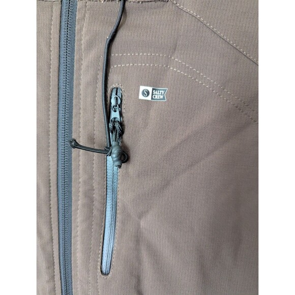 Salty Crew Men's Alpha Winderson Packable Windbreaker Jacket Size Large Pre Owne - Picture 3 of 10